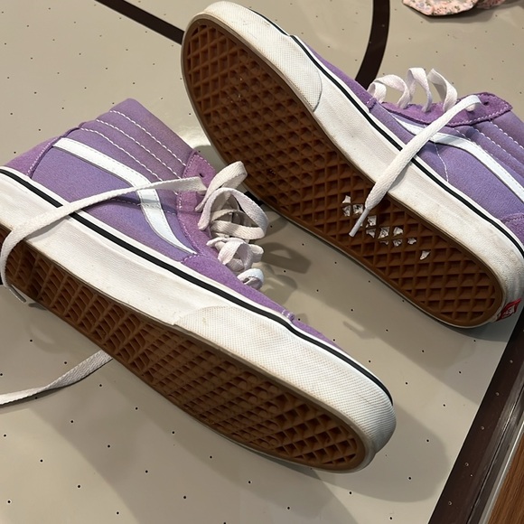Purple Vans High Tops W9 / M7.5 - Picture 5 of 7